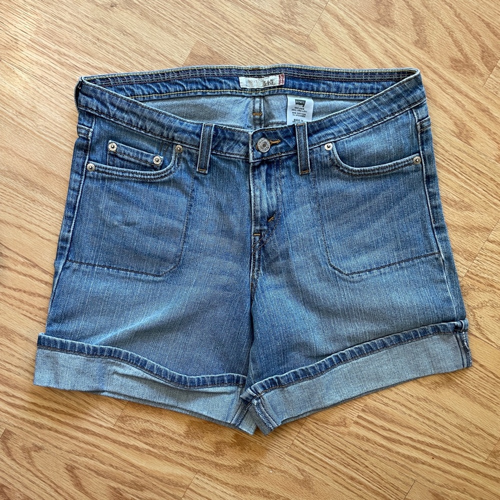 Levi's 545 Low Rise Denim Shorts Women's Size 6